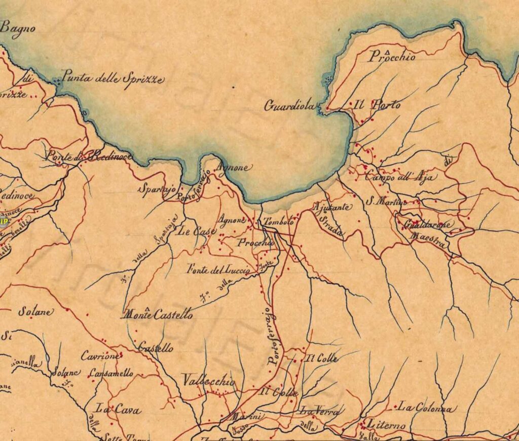 Mappa di Procchio del 1830