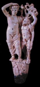 Relitto di Procchio tappo raffigurante Dionisio e Pan