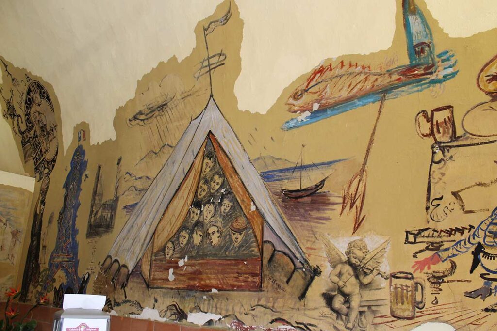 Pitture e disegni con soggetti vari (1950/60 Baraldi Renzo)- Arte a Procchio